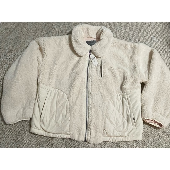 Anthropologie Skye Sherpa Jacket NWT XL - Picture 3 of 11